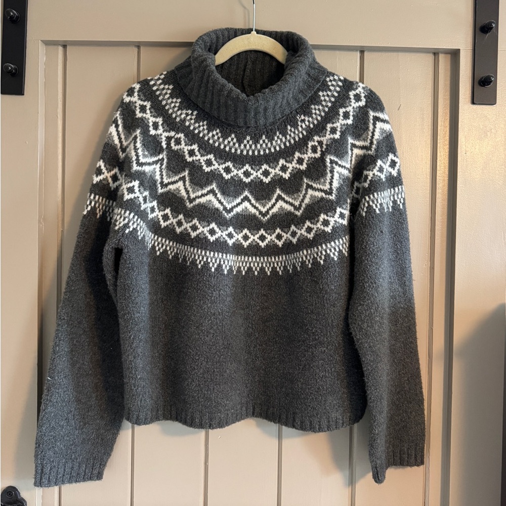 Abercrombie Fair Isle Turtleneck Sweater